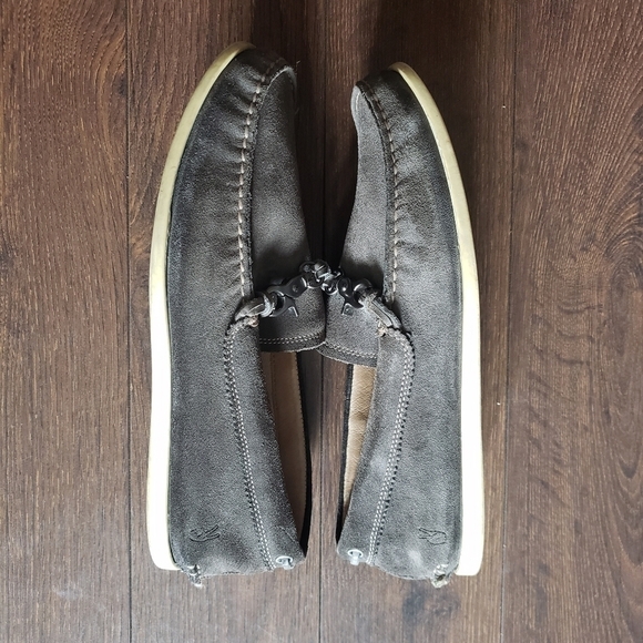 John Varvatos Star USA Suede Moccasin Shoe - Picture 3 of 9